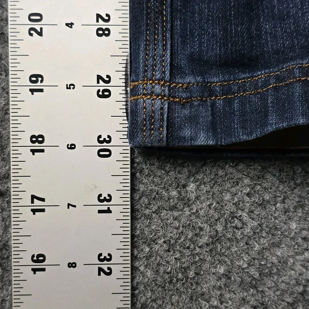 Duluth Ballroom Double Flex Jeans Mens 38x30 Slim Fit Blue‎ Dark Wash Straight